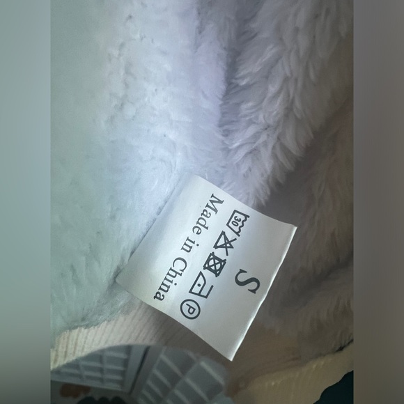 Hooded leopard pattern sherpa jacket - Picture 6 of 7